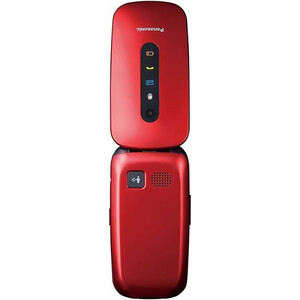 Мобильный телефон Panasonic TU456 красный раскладной KX-TU456RUR - фото 4
