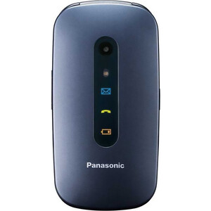 Мобильный телефон Panasonic TU456 синий раскладной KX-TU456RUC - фото 1