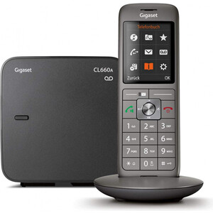 Радиотелефон Gigaset CL660A SYS RUS черный автооветчик АОН S30852-H2824-S321 - фото 1