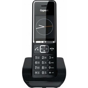 Радиотелефон Gigaset Comfort 550 RUS черный автооветчик АОН gigaset r700h pro комплект трубка и зарядное устройство ной дисплей ip65 gap cat iq 2 0