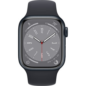 Смарт-часы Apple Watch Series 8 А2770 41мм OLED LTPO темная ночь (MNU83LL/A) MNU83LL/A Watch Series 8 А2770 41мм OLED LTPO темная ночь (MNU83LL/A) - фото 2