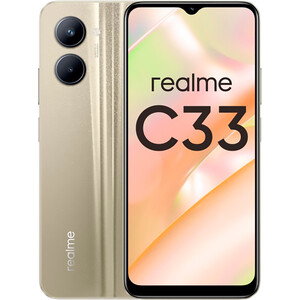 Смартфон Realme C33 128Gb 4Gb золотой