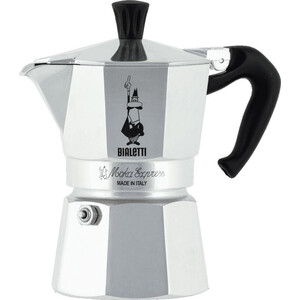 

Кофеварка Bialetti Moka Express 0.12л алюминий серебристый (1162), Moka Express 0.12л алюминий серебристый (1162)