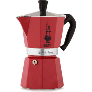 

Кофеварка Bialetti Moka Express 0.27л алюминий красный (4943), Moka Express 0.27л алюминий красный (4943)