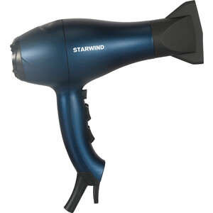 Фен StarWind SHD 6062 черный/синий фен starwind shd 6062 1800 вт черный синий