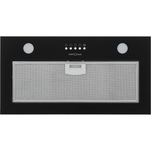

Вытяжка встраиваемая Krona LUISA 600 GLASS BLACK PB, LUISA 600 GLASS BLACK PB