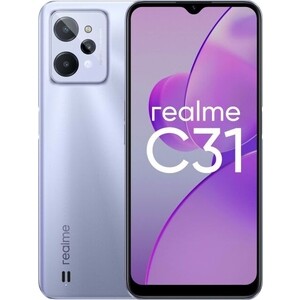 Смартфон Realme С31 (4+64) серебряный RMX3501 (4+64) SILVER С31 (4+64) серебряный - фото 1