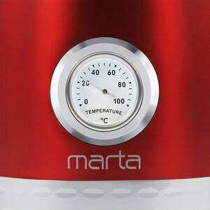 Чайник электрический Marta MT-4551 бордовый гранат - фото 4