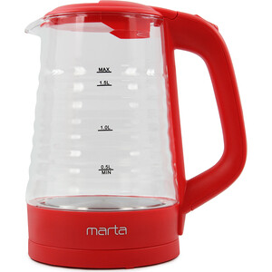Чайник электрический Marta MT-4585 красный рубин - фото 3