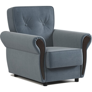 Кресло для отдыха Шарм-Дизайн Классика М велюр Дрим, океан кресло для отдыха амарант велюр тенерифе стоун