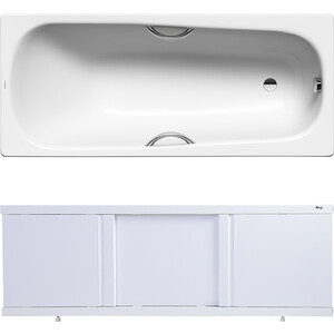 

Ванна стальная Kaldewei Saniform Plus Star 331 Antislip, Easy Clean 150x70 с экраном Emmy Элис, ножками и ручками, Saniform Plus Star 331 Antislip, Easy Clean 150x70 с экраном Emmy Элис, ножками и ручками