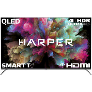 Телевизор QLED HARPER 65Q850TS (65'', 4K, 60Гц, SmartTV, Android, WiFi)