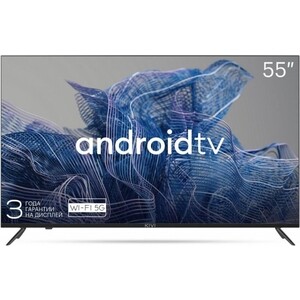 Телевизор Kivi 55U740NB телевизор kivi 32h740nb 32 hd 60гц smarttv android google wifi
