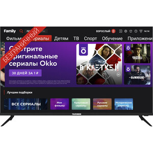 фото Телевизор telefunken tf-led43s90t2su (43'', fullhd, 50гц, smarttv, wifi)