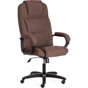 фото Кресло tetchair кресло bergamo (22) ткань, коричневый, 3м7-147