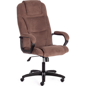 Кресло TetChair Bergamo (22) флок коричневый 6 офисное кресло для персонала dobrin terry lm 9400 коричневый