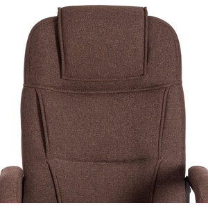 фото Кресло tetchair кресло bergamo хром (22) ткань, коричневый, 3м7-147