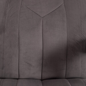 Кресло TetChair Boss Lux флок серый/серый перфорированный 29/29/06