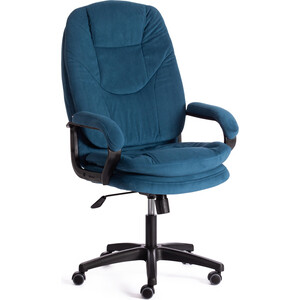Кресло TetChair Comfort LT (22) флок синий 32 кресло tetchair comfort lt 22 велюр vivaldi лаванда 18