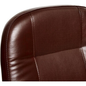 фото Кресло tetchair кресло devon кож/зам, коричневый/коричневый перфорированный, 2 tone/2 tone /06