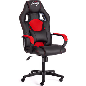 Кресло TetChair Driver (22) кож/зам/ткань, черный/красный 36-6/TW-08 компьютерное кресло tetchair кресло сн888 22 ткань 2603