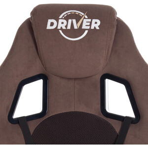 Кресло TetChair Driver (22) флок/ткань, коричневый 6/TW-24