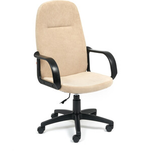 Кресло TetChair Кресло LEADER флок , бежевый, 7 кресло компьютерное tc bazuka флок с перфорацией серое 75х48х120 см