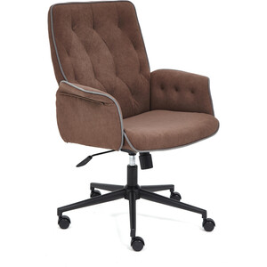 Кресло TetChair Madrid флок, коричневый 6 офисное кресло для персонала dobrin terry lm 9400 коричневый