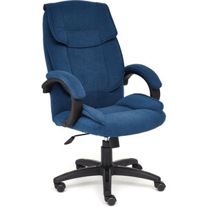 Кресло TetChair Oreon флок, синий 32 кресло tetchair driver 22 флок ткань синий серый 32 tw 12