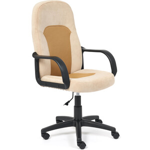 Кресло TetChair Parma флок/ткань, бежевый/бронза 7/TW-21 кресло tetchair style флок олива 23