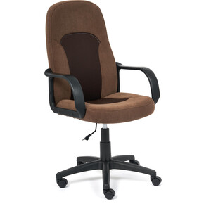 Кресло TetChair Parma флок/ткань, коричневый 6/TW-24 офисное кресло для персонала dobrin terry lm 9400 коричневый