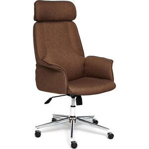 Кресло TetChair Charm ткань коричневый/коричневый F25 / ЗМ7-147 кресло tetchair charm флок коричневый 6 13911