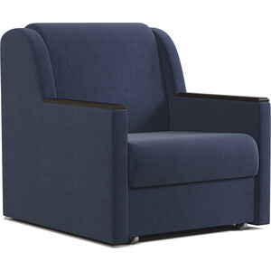 Кресло-кровать Шарм-Дизайн Аккорд Д 80 велюр Ультра миднайт кушетка шарм дизайн леон правый велюр ультра миднайт