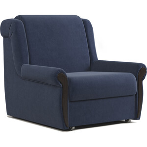 Кресло-кровать Шарм-Дизайн Аккорд М 80 велюр Ультра миднайт кушетка шарм дизайн леон правый велюр ультра миднайт