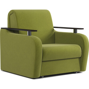 Кресло-кровать Шарм-Дизайн Гранд Д 60 велюр Дрим эппл надстройка для стола гранд кволити 6 9419 микки дуб ривьера пастельный зеленый