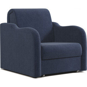 Кресло-кровать Шарм-Дизайн Коломбо 60 велюр Ультра миднайт кушетка шарм дизайн леон правый велюр ультра миднайт