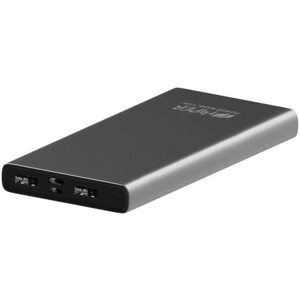 фото Мобильный аккумулятор hiper metal10k 10000mah 2.4a 2xusb темно-серый (metal 10k space gray)