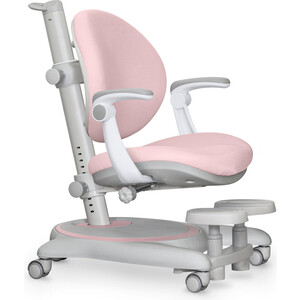 Детское кресло Mealux Ortoback Plus Pink обивка розовая однотонная