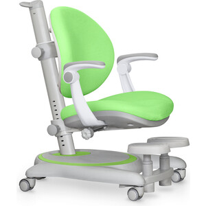 фото Детское кресло mealux ortoback plus green обивка зеленая однотонная