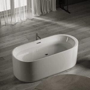 Акриловая ванна Sancos Fiori 170х80 отдельностоящая (FB04)