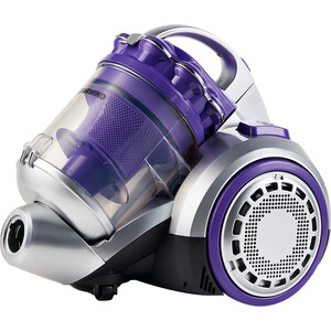 Пылесос StarWind SCV3450 фиолетовый/серебристый фен eti eco turbo 3900 2500 вт фиолетовый