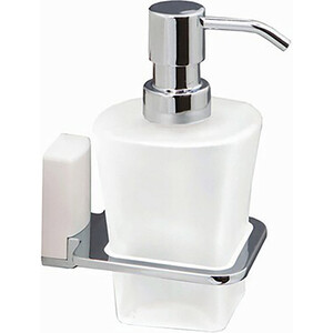 фото Дозатор для жидкого мыла wasserkraft leine белый/хром (k-5099white)