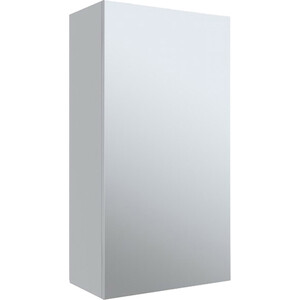 Зеркальный шкаф Runo Кредо 40 белый (00-00001176) шкаф одностворчатый 30x75 см белый l r runo кредо 00000000761