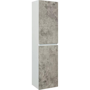 Пенал Runo Манхэттен 35х150 белый/серый бетон (00-00001020) пенал vigo geometry 450 бетон 4640027142374