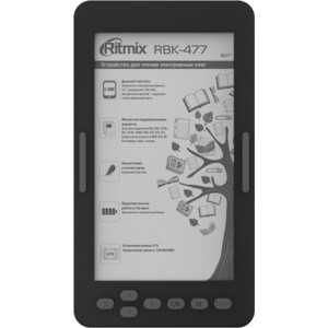 Электронная книга Ritmix RBK-477 электронная книга pocketbook 632 touch hd 3 57473