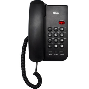 Проводной телефон Ritmix RT-311 black проводной телефон panasonic kx ts2356rub