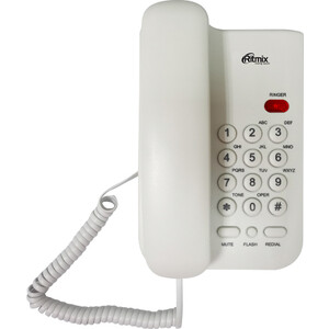 Проводной телефон Ritmix RT-311 white телефон проводной ritmix rt 495 white