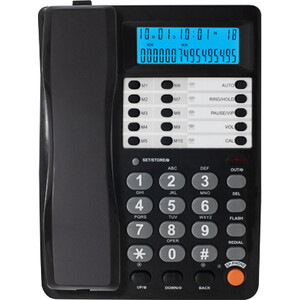 Проводной телефон Ritmix RT-495 black