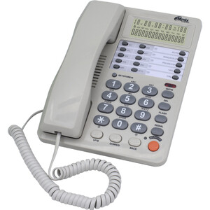 Проводной телефон Ritmix RT-495 white проводной телефон ritmix rt 005