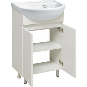 Мебель для ванной Runo Лада 51х42 белая